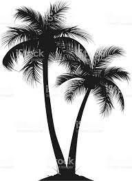 Two Vector Silhouette Of Palm Trees Smart Layers And Elements Each Tree Tattoo Flash Tree Sleeve Tattoo Palm Tree Tattoo