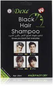 Dexe Black Hair Shampoo Natural Black One Box 25ml X 10pouch Lelow Online