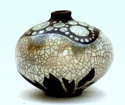 M Wein Cracle Glaze Raku Raku Ceramics Raku Ware Pottery Sculpture