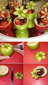 Des Pommes En Guise De Petites Corbeilles De Fruits Recettes De Cuisine Cuisine Cuisine Creative