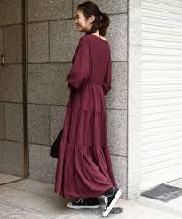 sonny label ワンピース ワンピース ティアードロングワンピース la87 26r023 urban research公式ファッション通販 マキシドレス ワンピース ヒジャブファッション