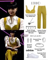 Bp Fashion On Instagram 201013 Lisa Blackpink Light Up The Sky Global Fan Event