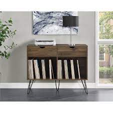 While the cubbies will hold 20 lbs. Novogratz Concord Turntable Stand With Drawers Multiple Colors Walmart Com Turntable Stand Turntable Furniture Record Player Stand