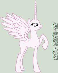 Those word were taken as an indication that not even celestia and luna were born as alicorn but instead turned into alicorn afterwards. Royal Alicorn Base My Little Pony Drawing Pony Creator My Little Pony Coloring