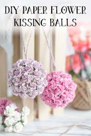 8 pcs 7 artificial hydrangea kissing flower ball wedding decorations bouquets. Paper Flower Kissing Ball Tutorial Diy Wedding Paper Flower Pomander The Artisan Life