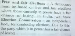 Explain The Importance Of Free And Fair Elections In A Democracy By Givig The Examples Of China And Brainly In