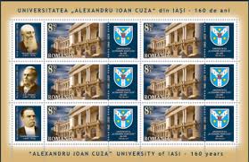 The alexandru ioan cuza university (romanian: La 160 Ani De La Inaugurare Universitatea Alexandru Ioan Cuza Din IaÈ™i Are Propriile Timbre Infoprut