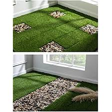 4.3 out of 5 stars. Buy Pandahome 12 Pcs Artificial Grass Tile Interlocking Floor Tiles 12 X 12 Grass Deck Mats Tile Fake Grass Turf Synthetic Grass Carpet For Indoor Outdoor Patio Flooring 12 Sq Ft
