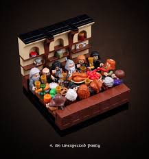 The Hobbit 4 43 The Hobbit Bookshelf Art Lego Store