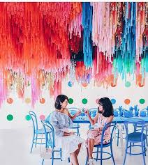 Serious Hanging Ceiling Decor Crush Love It Pic Credit Lichipan Ceilingdecoration Party Ceiling Decorations Hang From Ceiling Decor Party Design Ideas