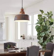 The Beacon Lighting Salerno 1 Light Squat Metal Pendant In Rust Beacon Lighting Lighting Home Lighting Design