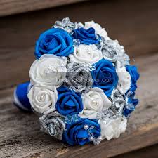 Royal Blue Silver And White Wedding Bouquets Google Search Blue Silver Weddings Silver Wedding Colours Royal Blue Wedding