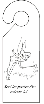 pancarte de porte s339 decoupage a imprimer pour enfants en 2021 fee clochette coloriage soleil