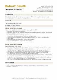 The fixed asset accountant job description entails duties such as calculating and recording depreciation of a company's assets and investigating their potential obsolescence. Fixed Asset Accountant Resume Samples Qwikresume