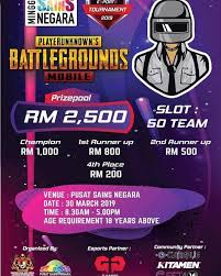 © © all rights reserved. Minggu Sains Negara Psn Pubg Mobile Tournament 2019 Meta My