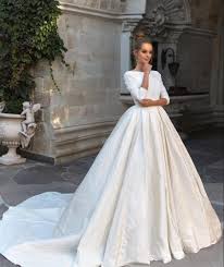We may earn commission from the links on this page. Discountcheap Vintage Wedding Dresses Bateau A Line 2020 New Satin A Line 3 4 Long Sleeves Backless Wedding Dress Sexy Bridal Gowns Court Train From Bride Warbrobe 85 03 Dhgate Com