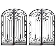Two Pair Of Magnificent Wrought Iron Gates From Maison De L Amitie Palm Beach Janelas Portas
