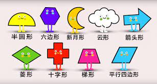 shapes flash card chinese and english 中英文版 kids preschool learning language learn nasm flashcards pdf