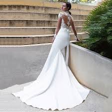 Vintage mermaid long sleeve wedding dresses bridal gowns v neck off the shoulder illusion lace applique african black women. Storeluxy Illusion High Neck Mermaid Bridal Gown Long Sleeve Lace Luxury Wedding Dress