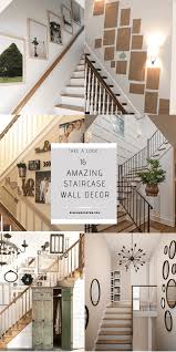 If you are the type who is into using your hands creatively, then you can also use the art of creating beauty with thread work to add to the décor of your stair wall. 16 Best Staircase Wall Decor Ideas To Make Your Hallway Look Amazing David On Blog