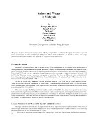 There needs to be additional changes. Pdf Salary And Wages In Malaysia Rozhan Othman Academia Edu