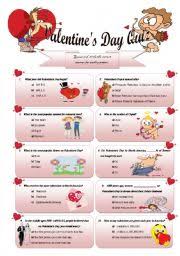 Ask questions and get answers from people sharing their experience with risk. Valentine S Day Quiz Esl Worksheet By Jbm182