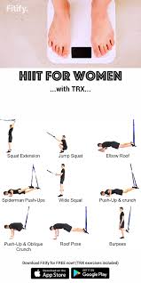 Trx Burn Fat For Women Routine High Intensity Cardio