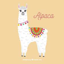 Cute Alpaca Background Free Vector Alpaca Drawing Cute Alpaca Llama Drawing