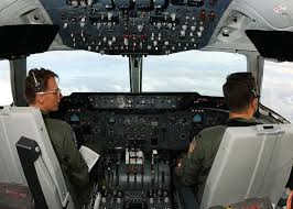 United States Air Force (USAF) KC-10 Extender pilot Captain (CAPT) Brian  Bernett and co-pilot