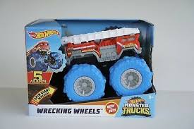 Hot wheels 5 alarm monster truck 1:24 scale. Hot Wheels Wrecking Wheels 2019 5 Alarm 1 24 Large New Condition Is New Shipped With Usps Priority Mail Hot Wheels Monster Trucks Hot Wheels Cars