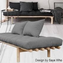 I futon possono essere realizzati in cotone greggio, non dipinto, oppure in varie colorazioni a scelta del cliente. Convertibili Divano Divano Letto Matrimoniale My Deco Shop Com
