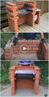 Diy Brick Bbq Grill Instructions Diy Garden Grill Bbq Grill Design Brick Bbq Diy Bbq