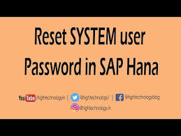 We need a database user with data admin or catalog read assigned. Sap Hana User Locked Detailed Login Instructions Loginnote