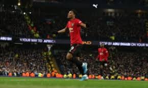 The jubilant scenes and the sound of his name echoing around old trafford at the final whistle will have been music to the ears of manchester united manager solskjaer. Rashford And Martial Give Manchester United Derby Honours Against City Football The Guardian