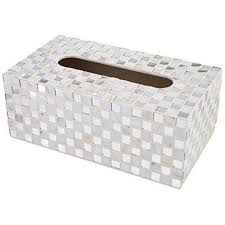 Facial Tissue Box Cover Rectangular Decorative Glass Mosaic Tiled Design Mosaic Tile Designs Tissue Box Covers Mosaic Glass