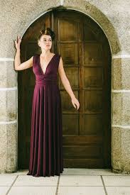 Marsala Bridesmaid Dress Infinity Long Dress Marsala Wedding Evening Gown Ready To Ship Dress Wine Bridesmaids Dresses Wine Bridesmaid Dresses Bridesmaid Dresses Marsala Wine Maxi Dress