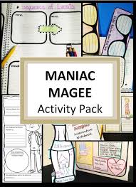 Maniac Magee Activity Pack Teachers On Point Maniac Magee Activities Maniac Magee Novel Study Activities