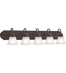 Get 5% in rewards with club o! Kichler 5339tzs Independence 5 Light 36 Inch Tannery Bronze Wall Mt Bath 5 Arm Or More Wall Light