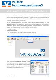 Halten sie ihre visa directcard (debit karte) zum kontaktlosen bezahlen einfach an das kartenterminal und bezahlen sie. Mediumwechsel Vr Networld Software Vr Bank Feuchtwangen