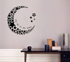 With our wall stickers, you can give any room in your home a new look in minutes. Crescent Star Wall Stickers For Living Room Bedroom Decoration Wall Decals Home Decor Removable Price From Souq In Uae Yaoota