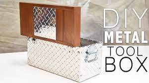 Get free shipping on qualified portable tool boxes or buy online pick up in store today in the tools department. Easy Diy Tool Box Metal And Wood Diy Creators Youtube