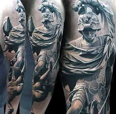 They're interesting, sleek, and more complex than plain numbers. 60 Roman Statue Tattoo Designs For Men Stone Ink Ideas