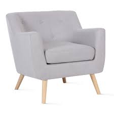 Over 100,000 english translations of french words and phrases. Fauteuil Scandinave Liv En Tissu Gris Clair