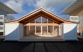 Container Temporary Housing By Shigeru Ban Architects Architecture Shigeruban Pinned By Www Modlar Com Maison Container Maison Conteneur Modele Maison