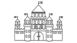 Activity pads, building kits, collectible toys, puppets Easy Castle Drawing Color Novocom Top