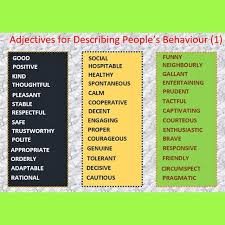 Adjectives For Describing Peoples Behavior Click Link In Bio For Videos Learning Words Learnenglish Learningenglish Adjectives Learn English Vocabulary