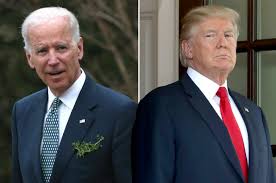 Image result for joe biden/donald trump
