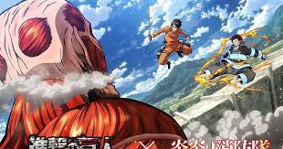 Capcom vs snk 3 : Fire Force Brings The Heat In Attack On Titan Crossover Visual Interest Anime News Network