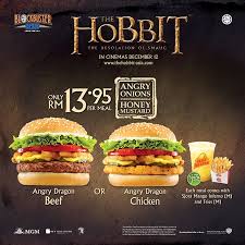 Burger king has introduced their new king value menu. Around The World Burger King Malaysia Offers Smaug Burgers Brand Eating