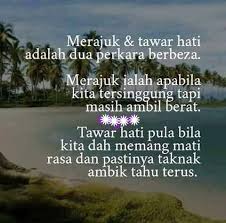 Saya bukan seorang pakar perkahwinan atau pakar terapi. Miss Banu Story Perbezaan Antara Merajuk Dan Tawar Hati